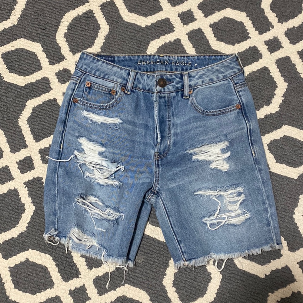 American Eagle Distressed Denim Shorts